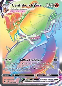 Centiskorch VMAX (Secret) - 191/189 - Darkness Ablaze